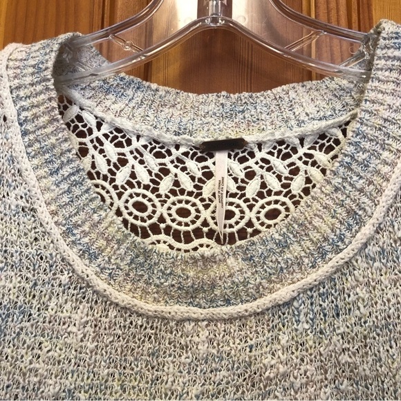 Free People / Sweet Jane cream lace back pull over / Size XS - Picture 5 of 9